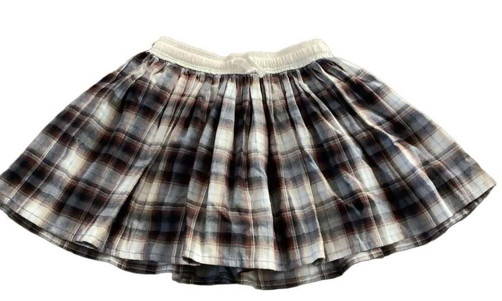 Zara Plaid Pleated Skirt Size 11-12